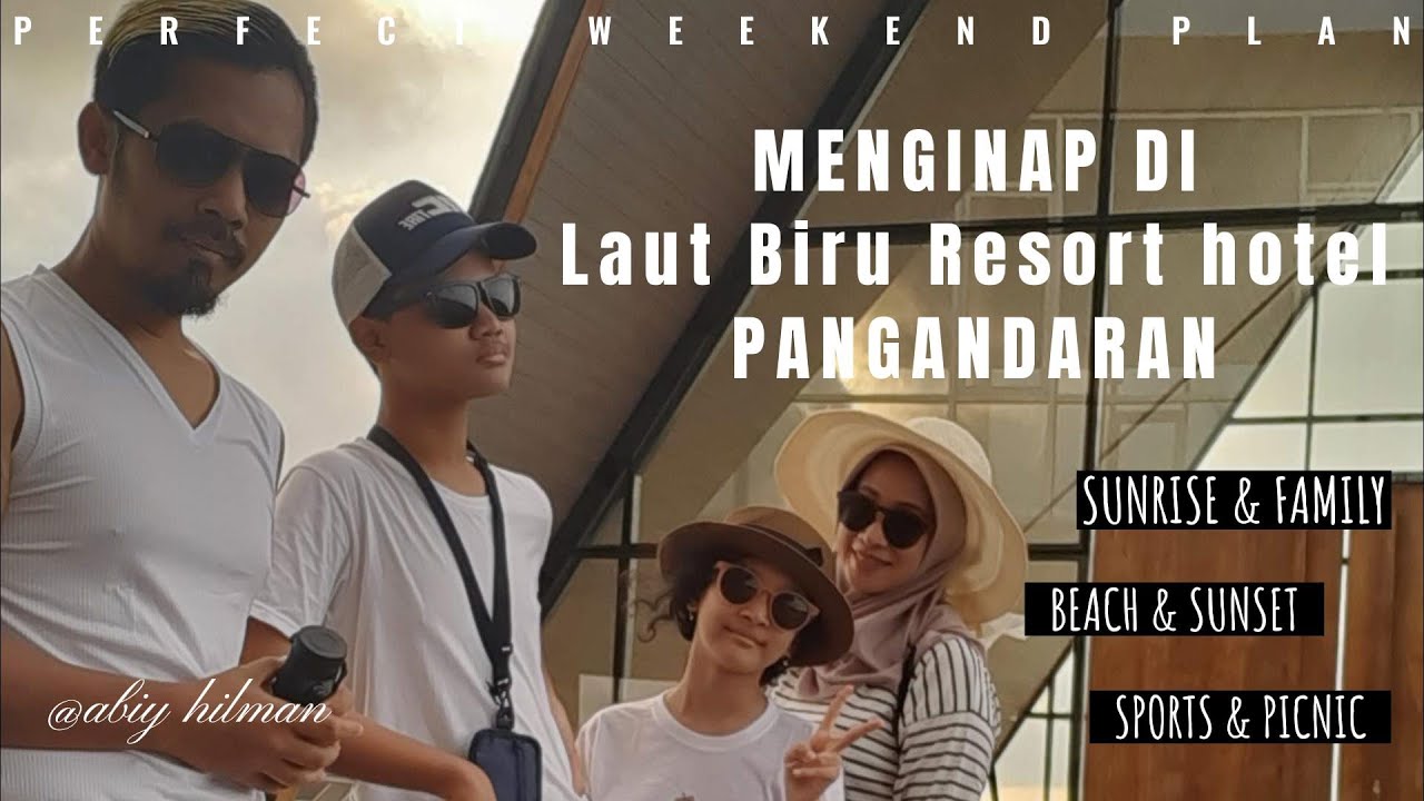 menginap di hotel laut biru resort pangandaran