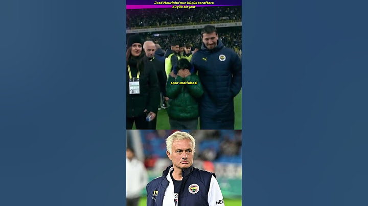 José Mourinho'dan Zenit maçını izlemek için tek başına stada gelen minik taraftara büyük jest!
