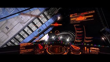 Elite Dangerous - Oracle Station in flames