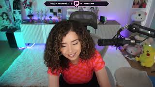 Pokimane- curly big headed baby streams video games