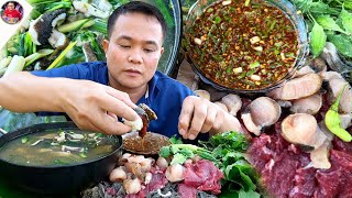 จุ๊เนื้อสด ซดฮ้อนๆ โต้ลมหนาว แจ่วเพี้ยบีสดแซ่บจ้วดสุดยอดคัก