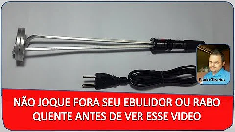 Pode lavar ebulidor?