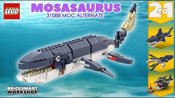モササウルス MOC LEGO 31088 2対1 オルタネートデジタルビルド