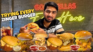 I Tried Lahore’s Best Zinger Burgers! 🍔 | Kababjees vs Daily Deli vs Ranchers🔥