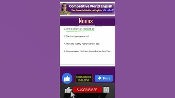 Common Errors on Nouns 14 తెలుగులో #englishgrammarforcompetitiveexam #commonerrors #ssc_cgl #sscchsl