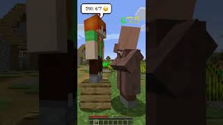 The Math Broke Him 😭 | Minecraft Six Seven Meme #minecraftchaosshorts