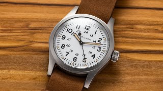 The Best Field Watch for $500 With A White Dial  Hamilton Khaki Field Mechanical 38