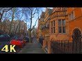 London Walk 4K Earl's Court (Old Brompton Road, Gledhow Gardens, Bolton Gardens)