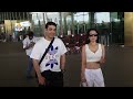 Hotty Ameesha Patel seen with her business partner Kuunal leaving for dubai on a work trip