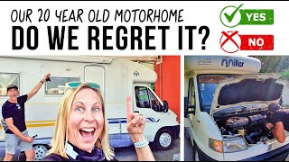 LESSONS after one year FULL-TIME in our 20 year old MOTORHOME (Van Life Europe)