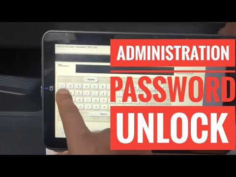 Password Reset New Konica minolta || how to unlock administration password #konicaminolta #password