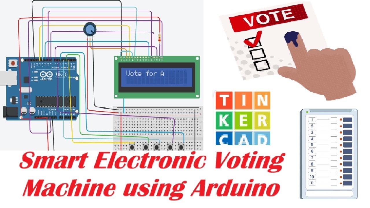 Smart Electronic Voting Machine using Arduino - YouTube