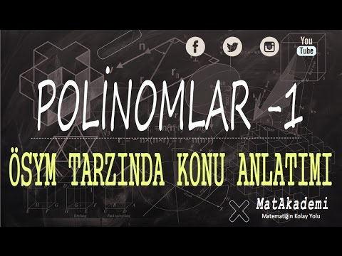 Polinomlar Konu Anlatımı