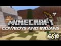 My brother playing minecraft cowboys and indians