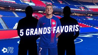 Les 5 favoris pour remplacer Mbappé au PSG 🔥