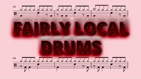 Fairly Local - Twenty One Pilots - Drums Sheet Music