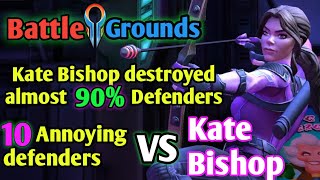 10 annoying defenders VS Kate Bishop Battle Grounds MCOC