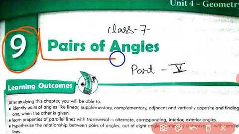 Class 7 Math cbse | Chapter 9 Pairs of Angels Part 5 | mkd agrim academy