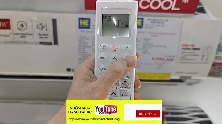 Hướng dẫn sử dụng remote máy lạnh lg