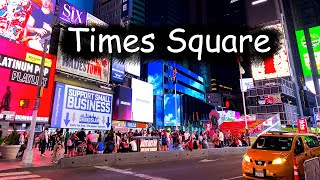 Таймс-сквер ночью  - самый центр Манхеттена! Times Square in New York Manhattan