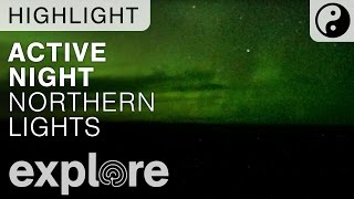Northern Lights Active Night - Live Camera Highlight 10/07/15