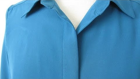 How To Draft a Hidden Button Placket for Tops