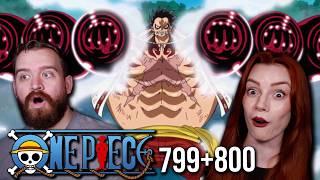 Luffy Has 6 ARMS NOW?!? | One Piece Ep 799+800 Reaction & Review | Whole Cake Arc!
