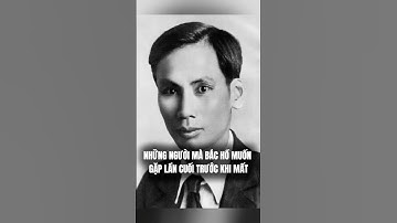 NHỮNG NGƯỜI BÁC HỒ MUỐN GẶP LẦN CUỐI TRƯỚC KHI MẤT… #nguocdonglichsu #bacho #lichsu #shorts #xh