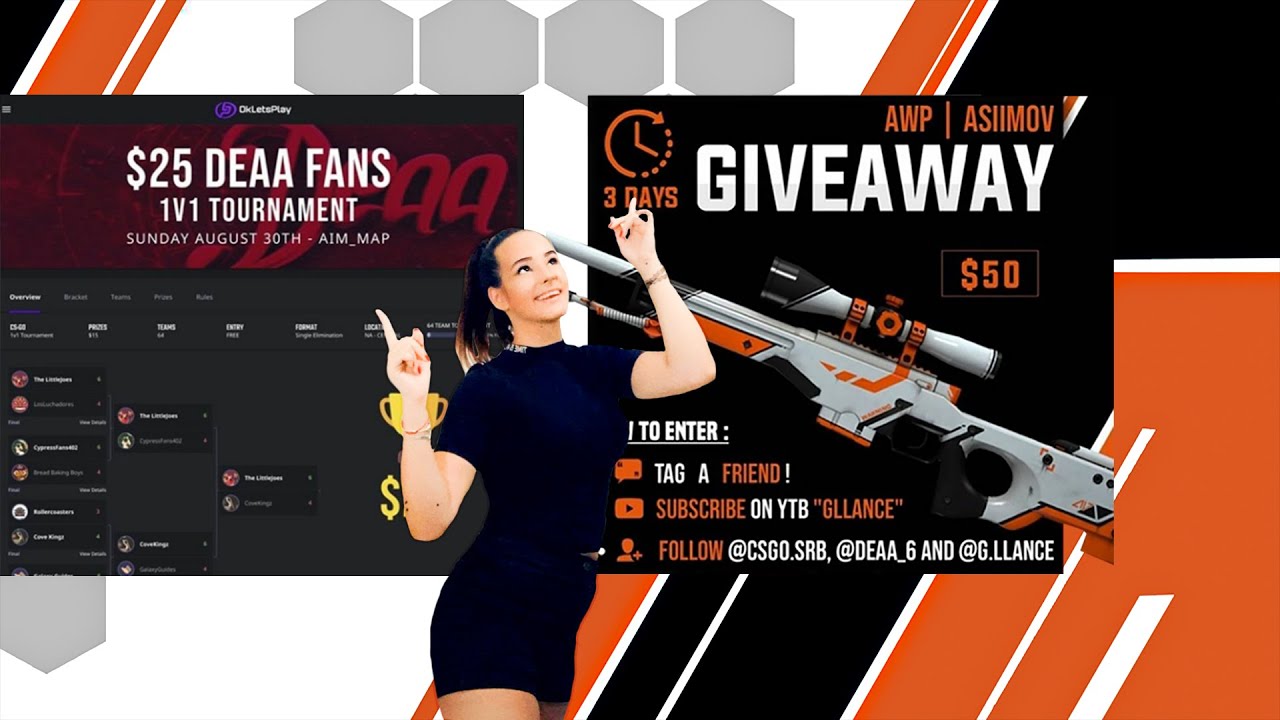 GIVEAWAY + CS:GO TURNIR ? *velike nagrade!* - YouTube