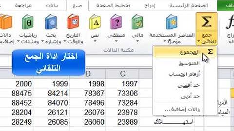 خطوات ادراج دالة للصف السابع