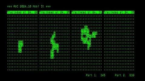 Advent of Code 2024 day 10 (in Pascal, on 8-bit CP/M)
