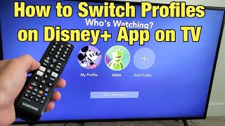 Disney  App on TV: How to Switch / Change Profiles