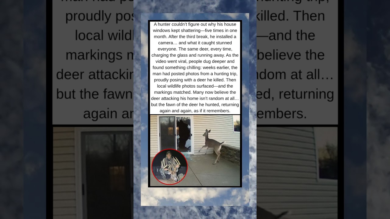 He Hunted a Deer… Now One Keeps Attacking His House