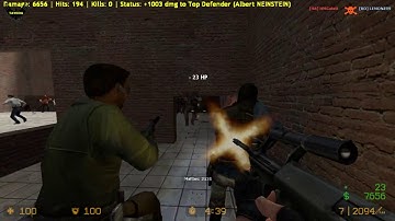 ZOMBIE ESCAPE MOD ON COUNTER-STRIKE: SOURCE, MAP: ZE_games, CSS