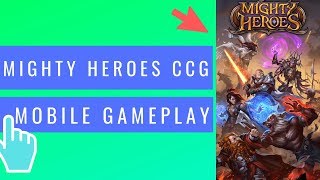 Mighty Heroes CCG | Multiplayer PvP Card Battles | iOS / Android Mobile Gameplay screenshot 4