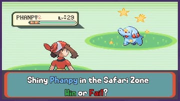 LIVE Shiny Phanpy in Hoenn Safari Zone After 9,108 REs! W/F?