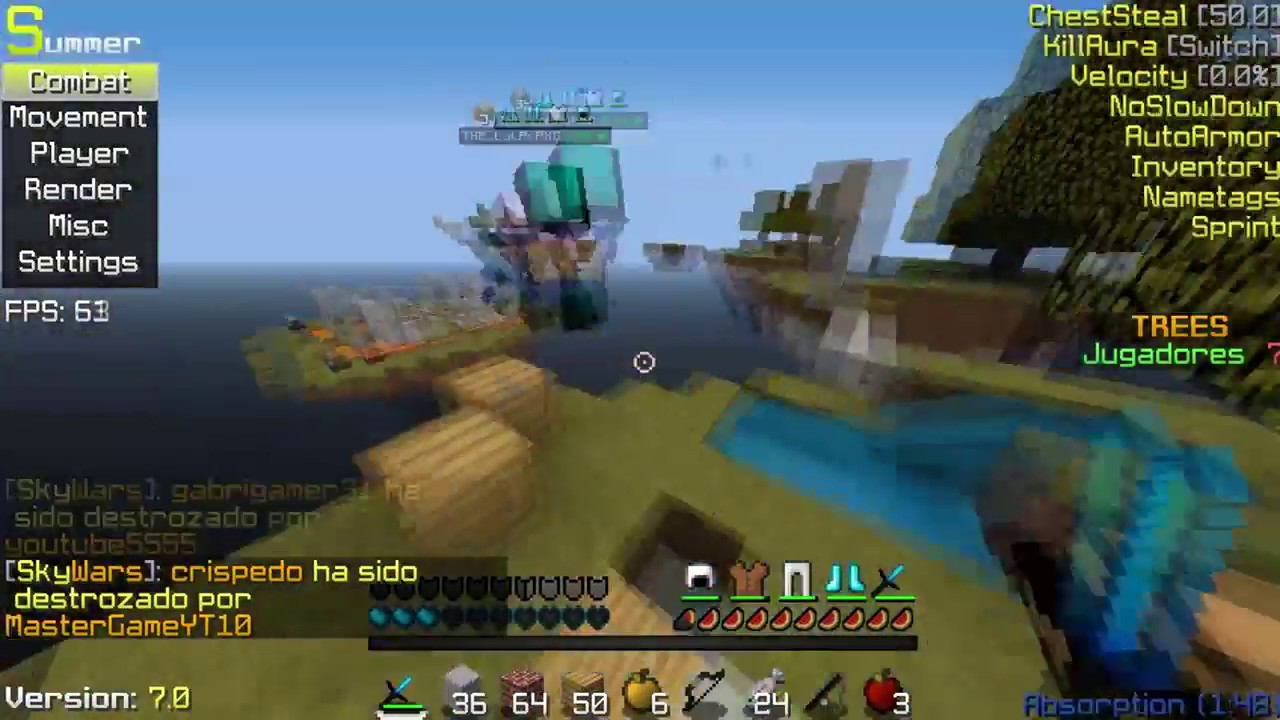 SUMMER 7.0 HACKED CLIENT | MINECRAFT 1.8