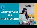 Actividades sin Preparación para la Clase de Español - Parte 1