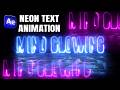 Glow Like a PRO! Neon Text Animation Tutorial in After EffectsCreative Cut BD