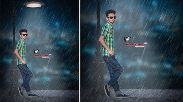Rain Effect | Photoshop Manipulation Tutorial 2017