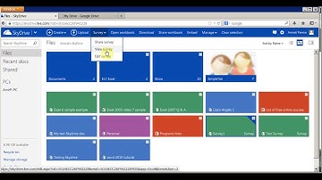 Create/share documents with Hotmail SkyDrive & Google Drive