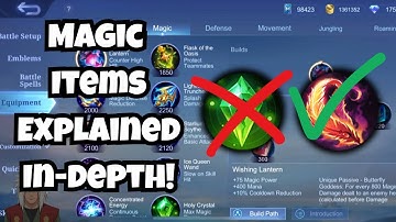 ALL Magic Items EXPLAINED In-Depth | MLBB Item Guide