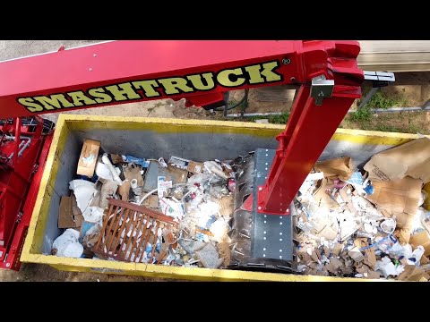 SMASH MY TRASH TRUCK - Handyman Hal uses truck | Truck Song