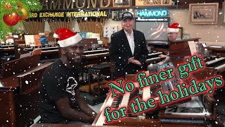 There is 'no finer gift for the holidays' than a Hammond B-3, or two!