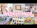 FINALLY A Normal Weekend!! 🙌 || Cook + Organize + Family Fun || WEEKLY PREP