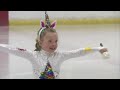 6 Year Old Unicorn on Ice Madison Rapkine 2019 La Jolla Open Championships
