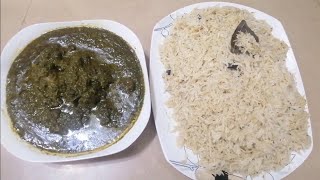 Mutton Palak Gosht| With Rice| Bohat Hi Mazadar | Very Easy To Make| @anam's cooking and vlogs