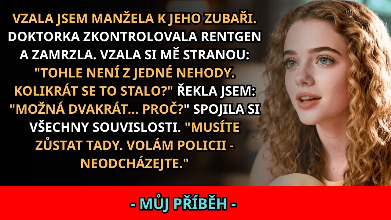 Zubařka zavřela dveře ordinace a já si myslela, že mi řekne něco o zubu. Místo toho ukázala na rentgen a řekla: „Vašemu manželovi se čtyřikrát zahojila zlomená čelist. To nezpůsobily vlašské...