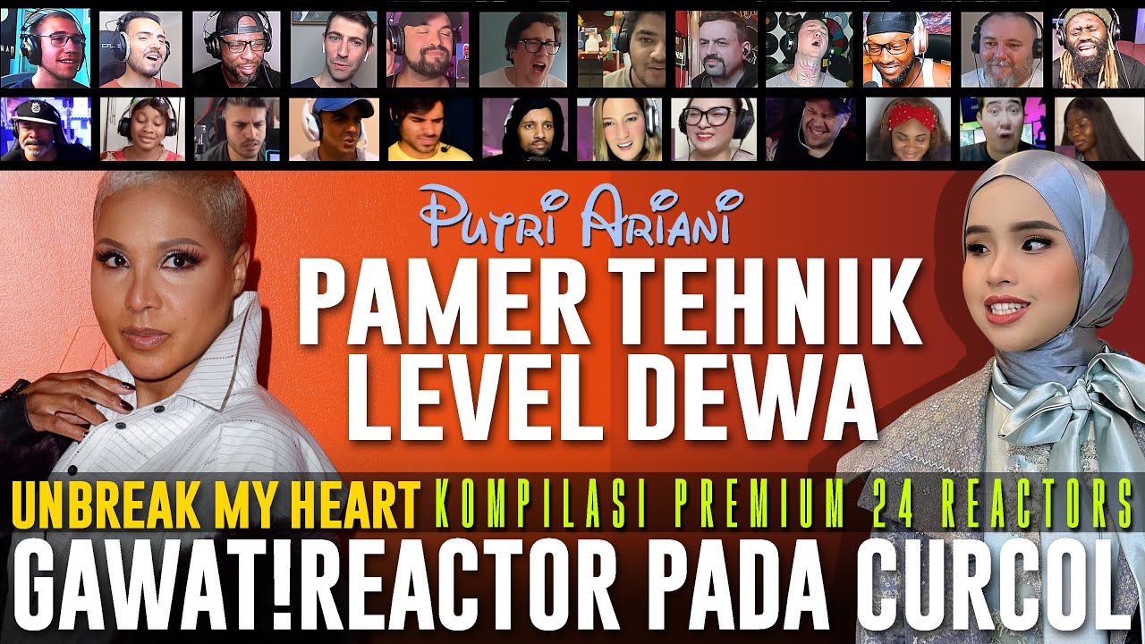 Putri Ariani Unbreak My Heart Live Cover Toni Braxton Kompilasi Reaksi Premium 24 REACTORS