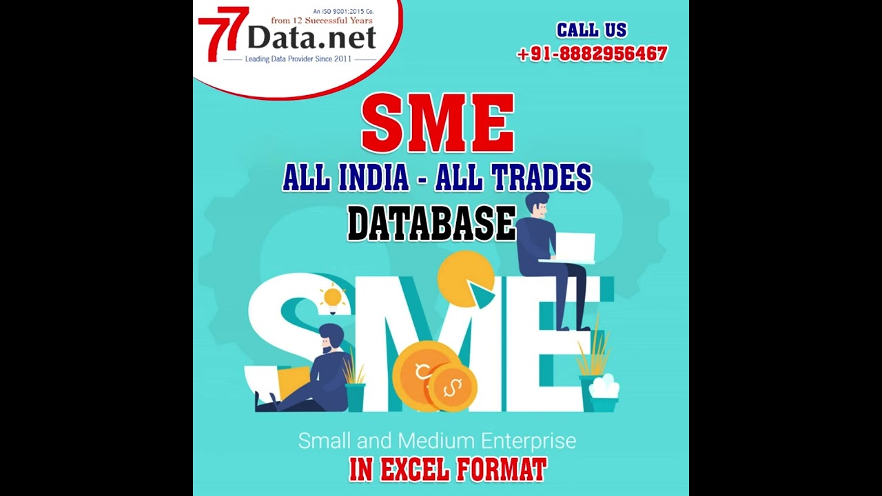 All India 14.38 Lac SME (Small & Medium Companies) (All Trades) Data